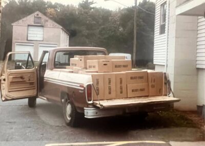 a truck loaded with goods